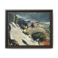 Cézanne, Paul - L’Estaque, Melting Snow (1870) - Matte Canvas, Framed
