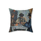 Cézanne, Paul - The Card Players (1892) - Suede Square Pillow
