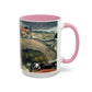 Cézanne, Paul - A Modern Olympia (1874) - Colorful Accent Mugs