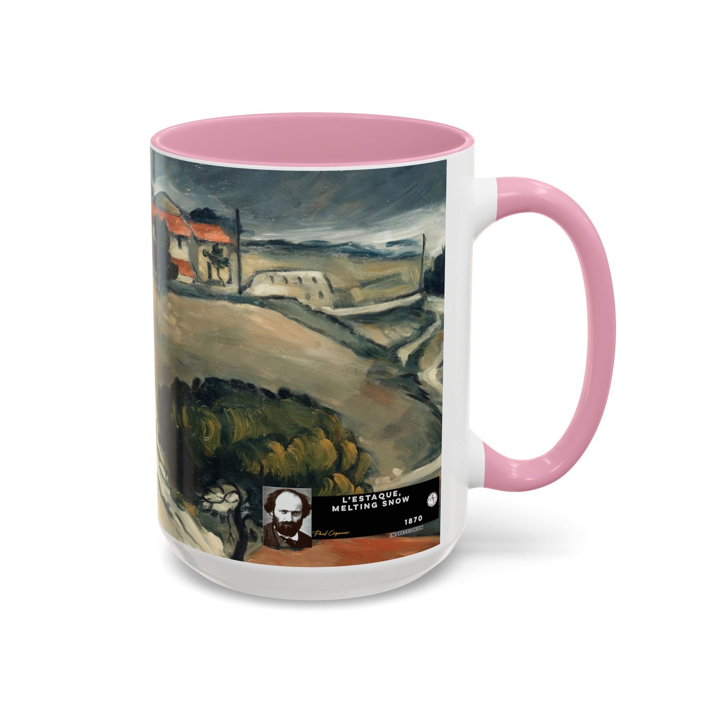 Cézanne, Paul - A Modern Olympia (1874) - Colorful Accent Mugs
