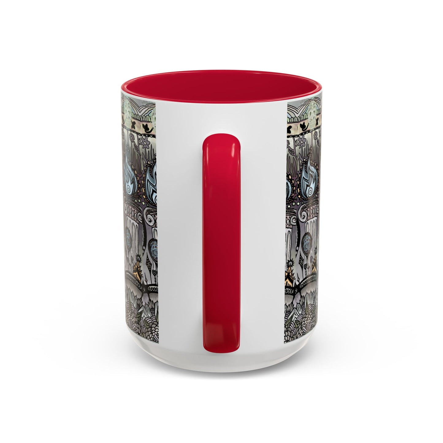 Pacio, Adam - Memento Mori Mandala - Colorful Accent Mugs