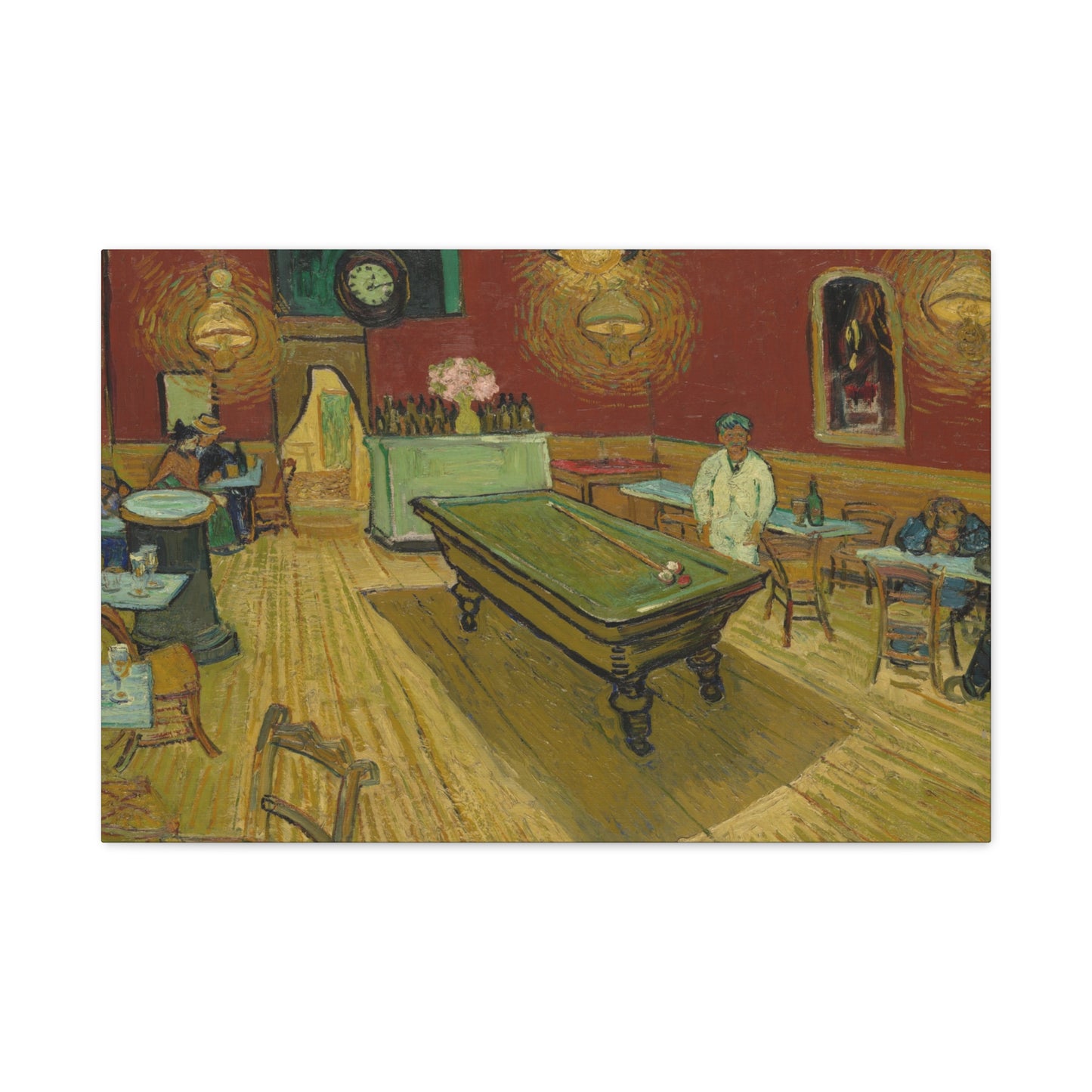 Van Gogh, Vincent - The Night Cafe (1888) - Canvas Block, unframed