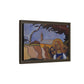 Filiger, Charles - Virgin and Two Angels (1895) - Matte Canvas, Framed