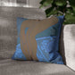 Ranson, Paul - The Blue Bather (1891) - Suede Square Pillowcase