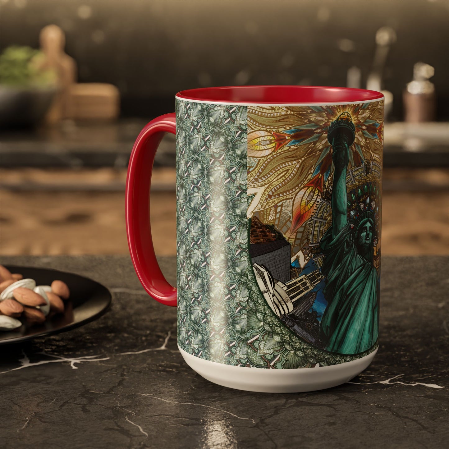 Pacio, Adam - Liberty Mandala - Colorful Accent Mugs
