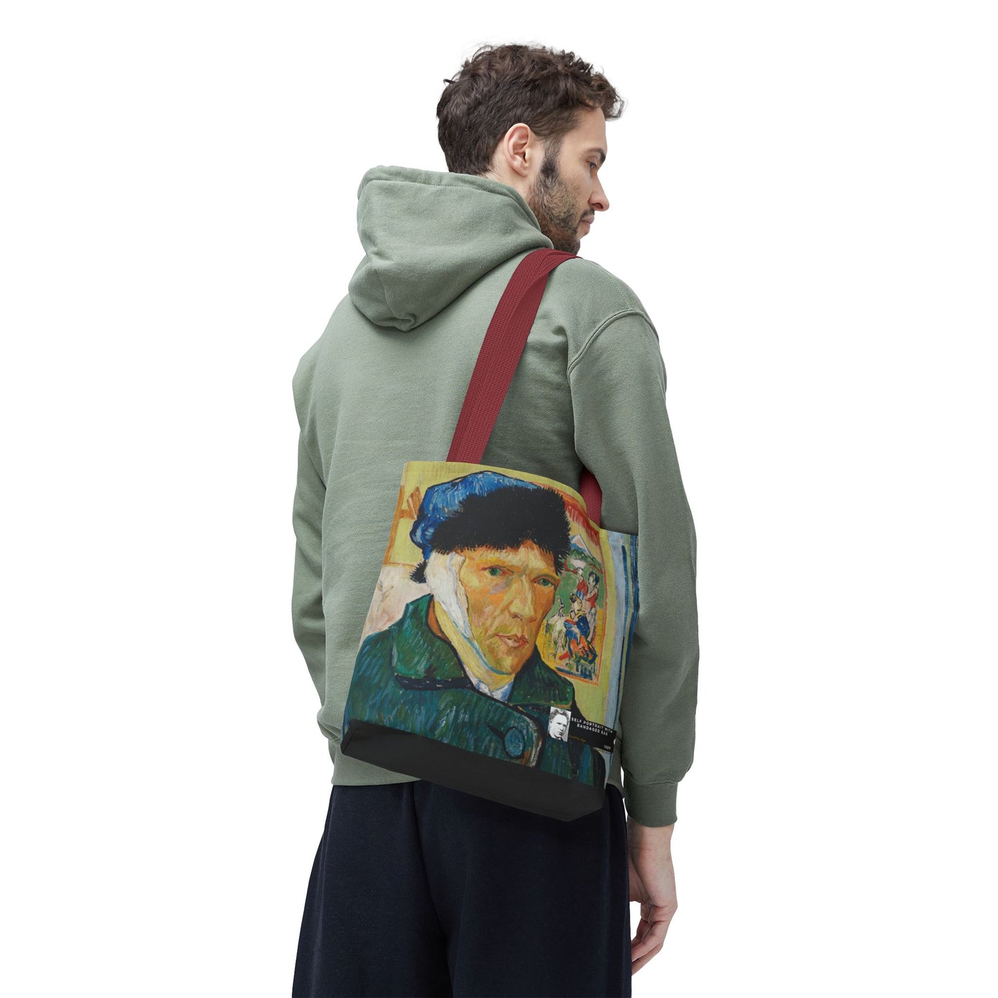 Van Gogh, Vincent - Self Portrait with Bandaged Ear (1889) - Tote Bag