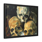 Cézanne, Paul - Pyramid of Skulls (1901) - Matte Canvas, Framed