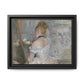 Morisot, Berthe - Woman at Her Toilette (1880) - Matte Canvas, Framed