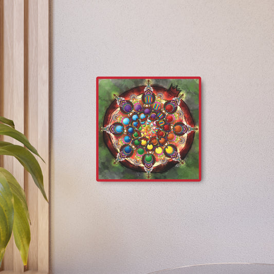 Seeds of Pride Mandala - Metal Sign