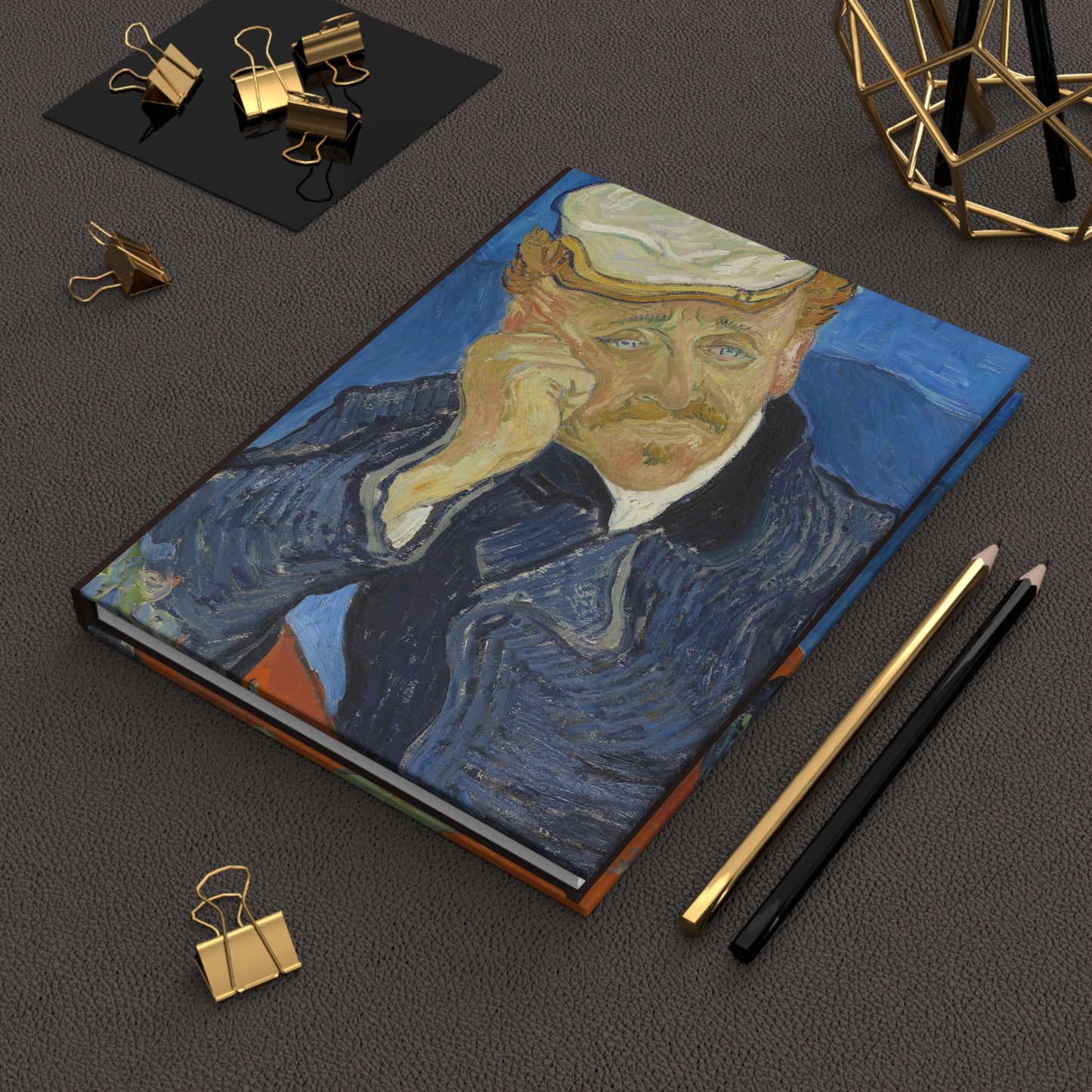 Van Gogh, Vincent - Portrait of Dr. Paul Gachet (1890) - Hardcover Journal Matte