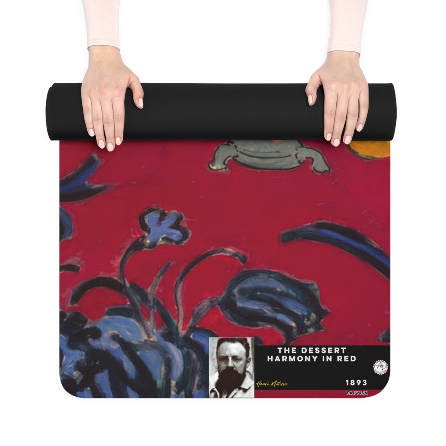 Matisse, Henri - The Dessert Harmony in Red (1908) - Rubber Yoga Mat