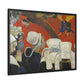 Gauguin, Paul - Vision of the Sermon (Jacob Wrestling with the Angel) (1888) - Matte Canvas, Framed