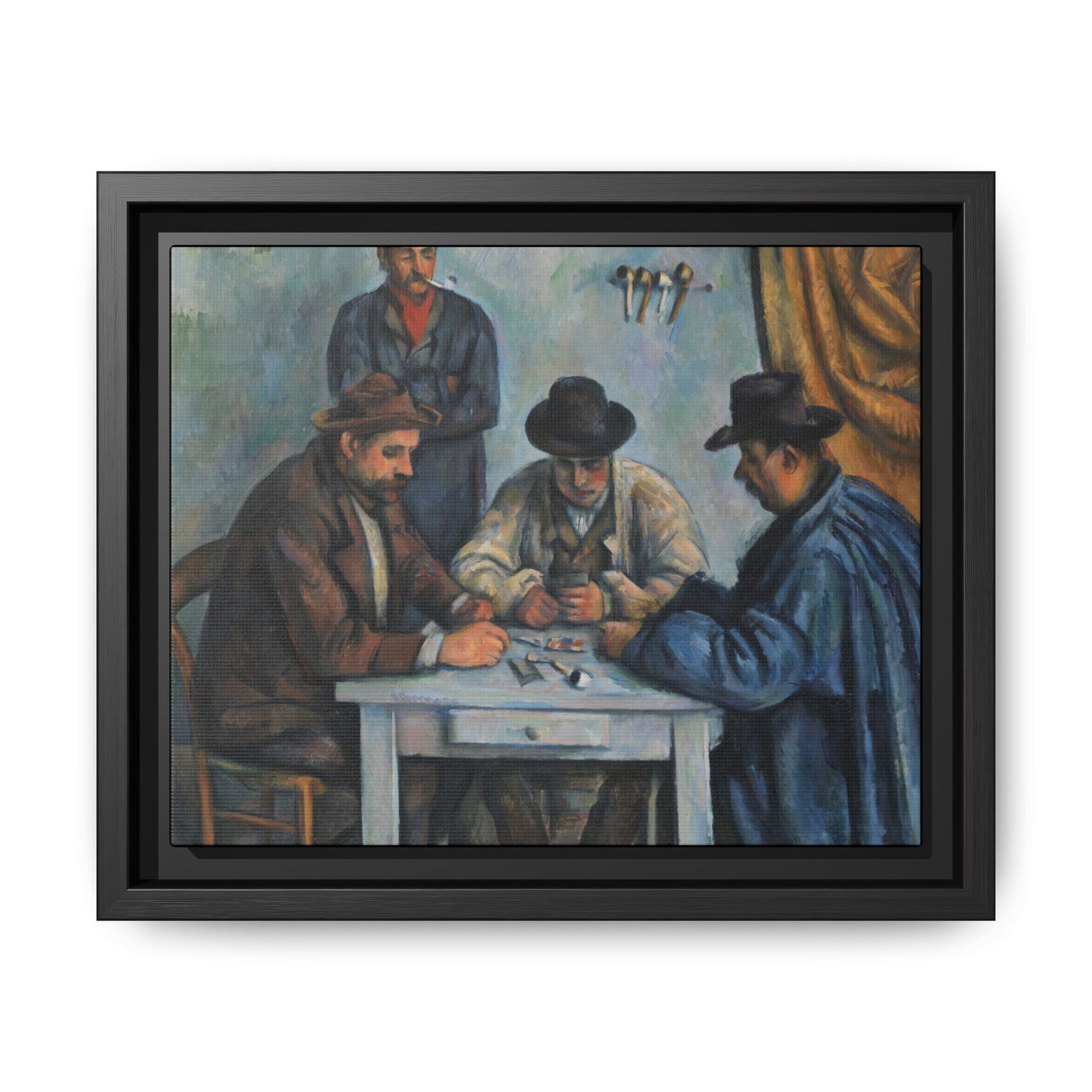 Cézanne, Paul - The Card Players (1892) - Matte Canvas, Framed