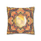 Filiger, Charles - Woman’s Head with Closed Eyes (1893) - Suede Square Pillowcase