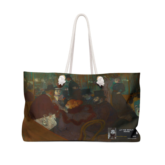 Toulouse-Lautrec, Henri - At the Moulin Rouge (1892) - Weekender Bag