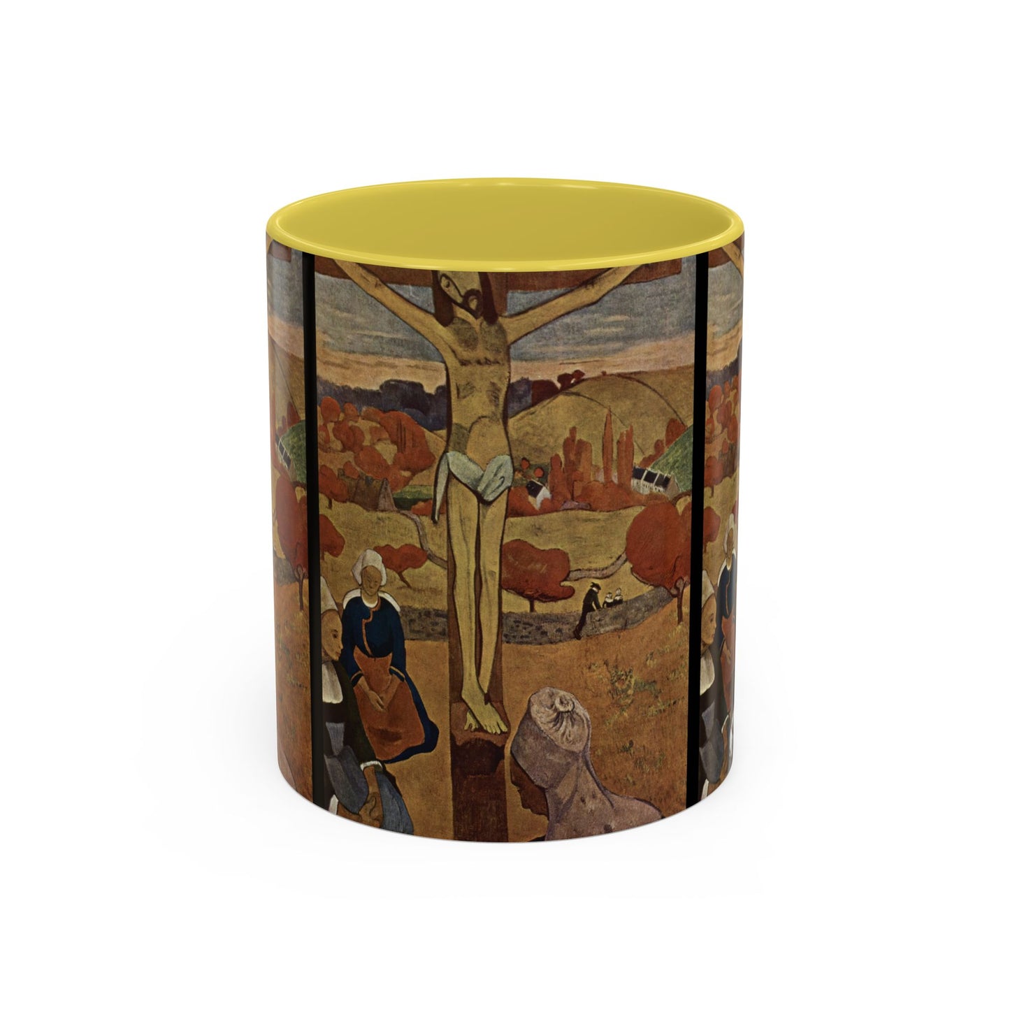 Gauguin, Paul - The Yellow Christ (1889) - Colorful Accent Mugs