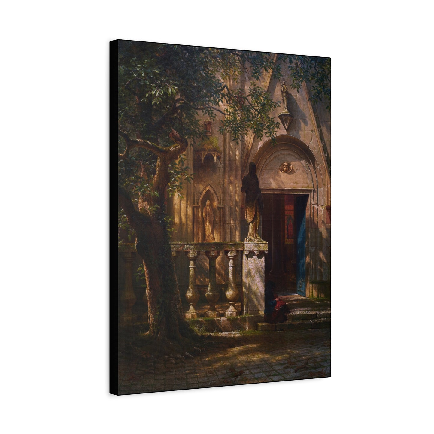Bierstadt, Albert - Sunlight and Shadow  (1854) - Canvas Block, unframed