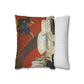 Gauguin, Paul - Vision of the Sermon (Jacob Wrestling with the Angel) (1888) - Suede Square Pillowcase