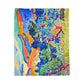 Derain, André - Mountains at Collioure (1905) - Velveteen Plush Blanket
