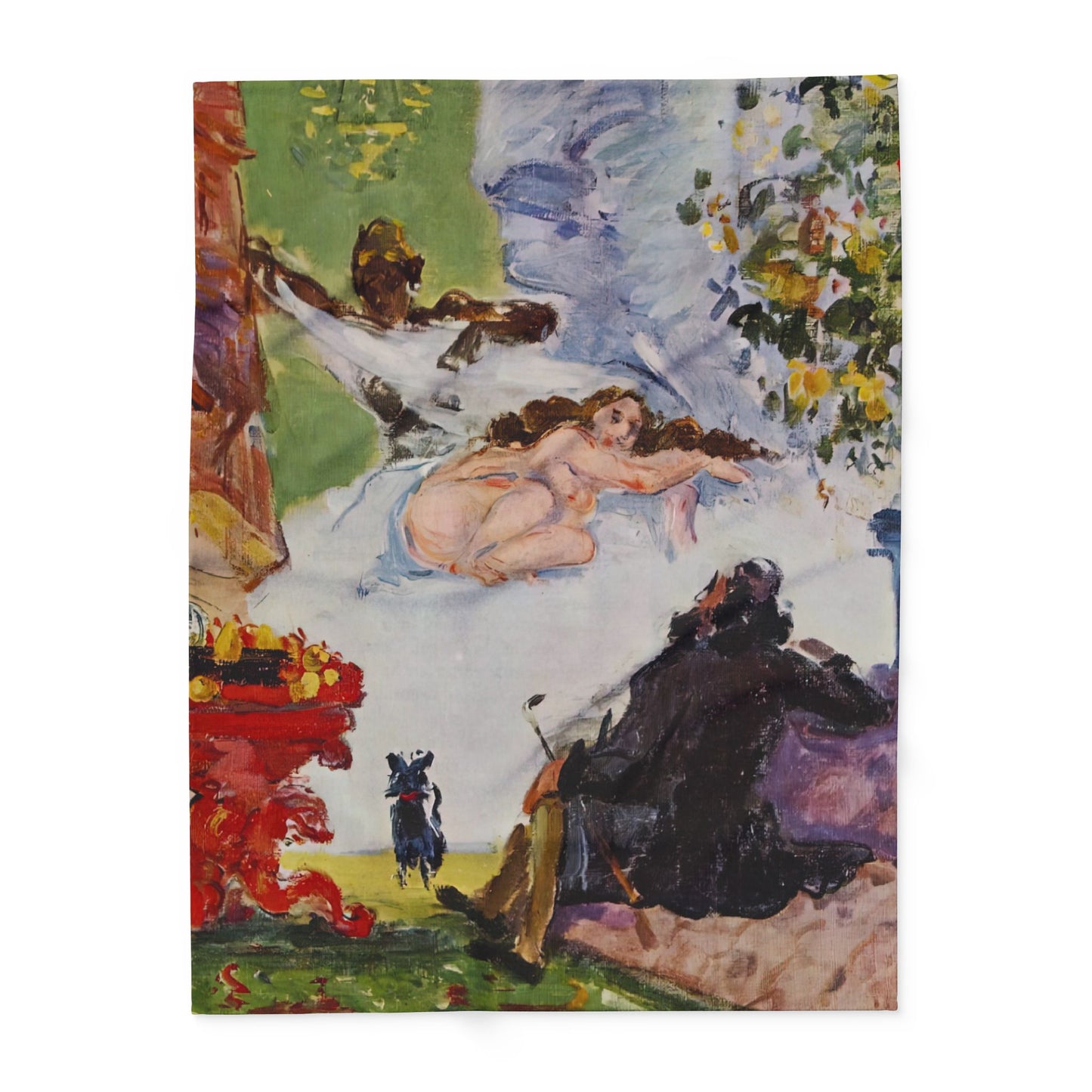 Cézanne, Paul - A Modern Olympia (1874) - Arctic Fleece Blanket