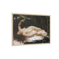 Courbet, Gustave - Woman with a Parrot (1866) - Matte Canvas, Framed