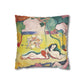 Matisse, Henri - The Joy of Life (1905) - Suede Square Pillowcase