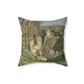 Cézanne, Paul - The House of the Hanged Man, Auvers-sur-Oise (1874) - Suede Square Pillow