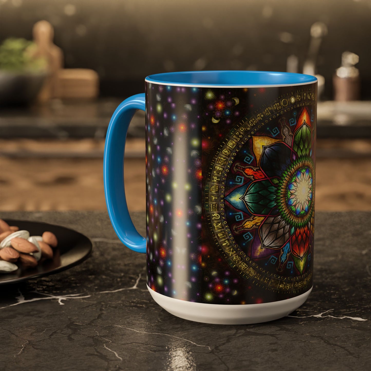 Pacio, Adam - Mystic Jewel Mandala - Colorful Accent Mugs
