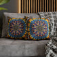 Pacio, Adam - Emerald Arrows Mandala - Suede Square Pillowcase