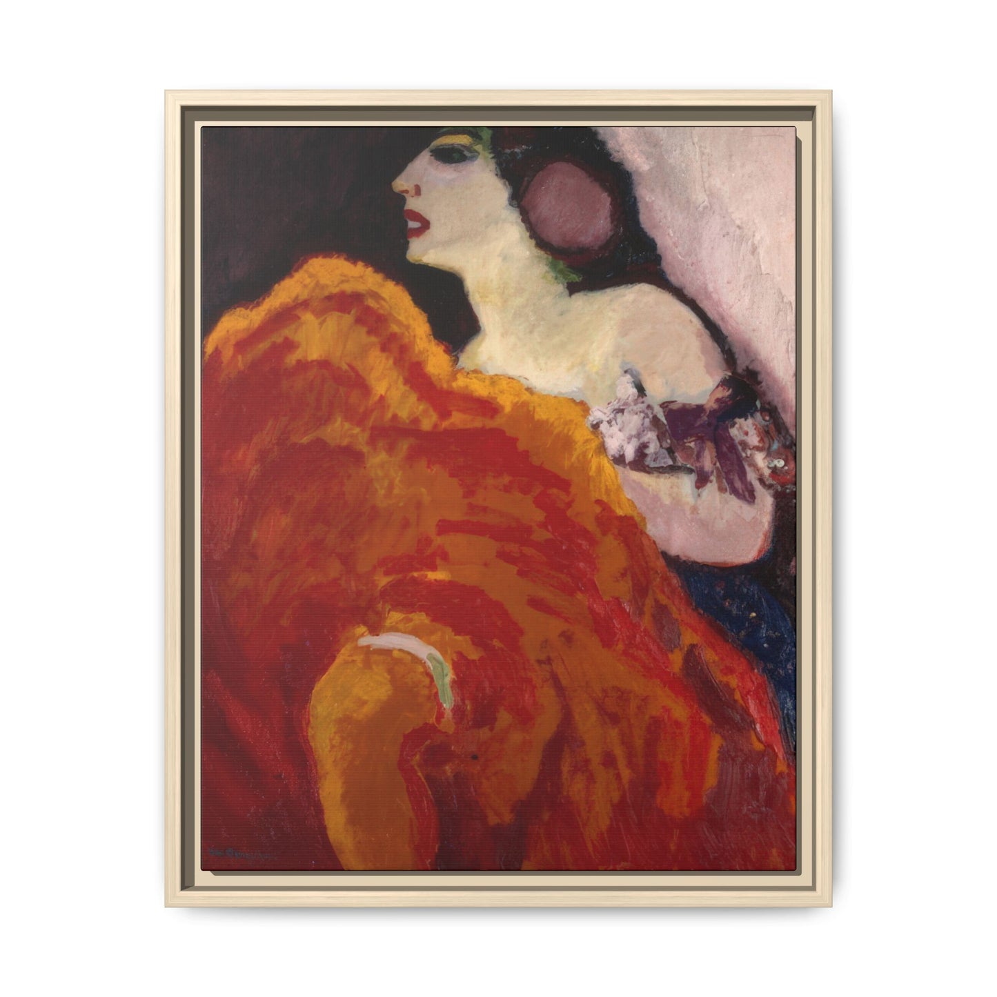 Van Dongen, Kees - The Red Dancer (1907) - Matte Canvas, Framed