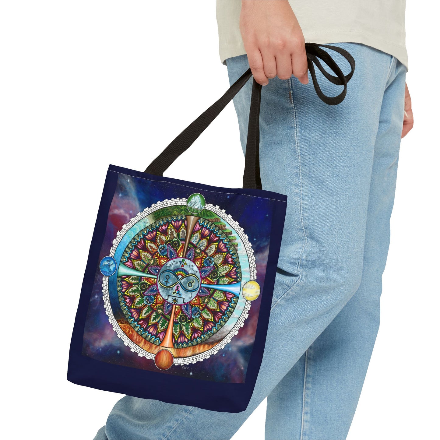 Lunar Rites Mandala - Tote Bag