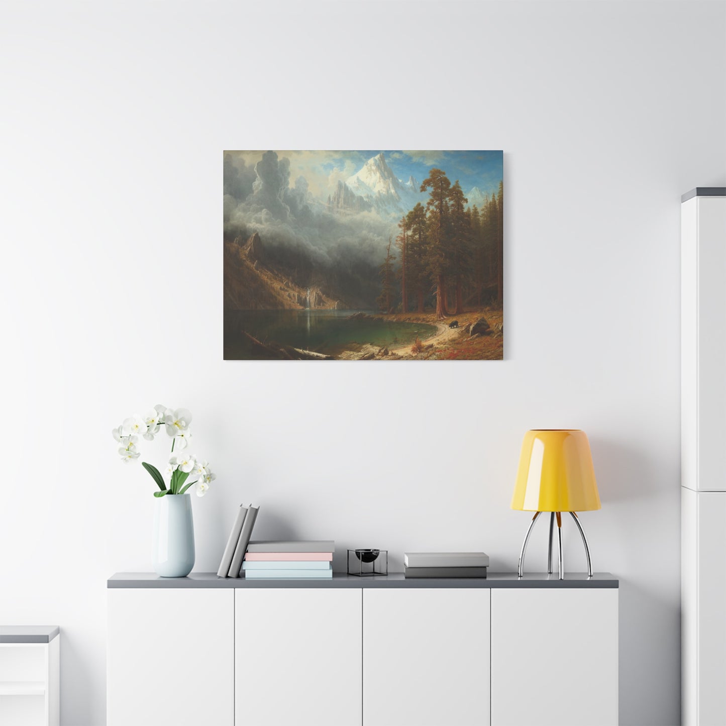Bierstadt, Albert - Mount Corcoran (1877)- Canvas Block, unframed