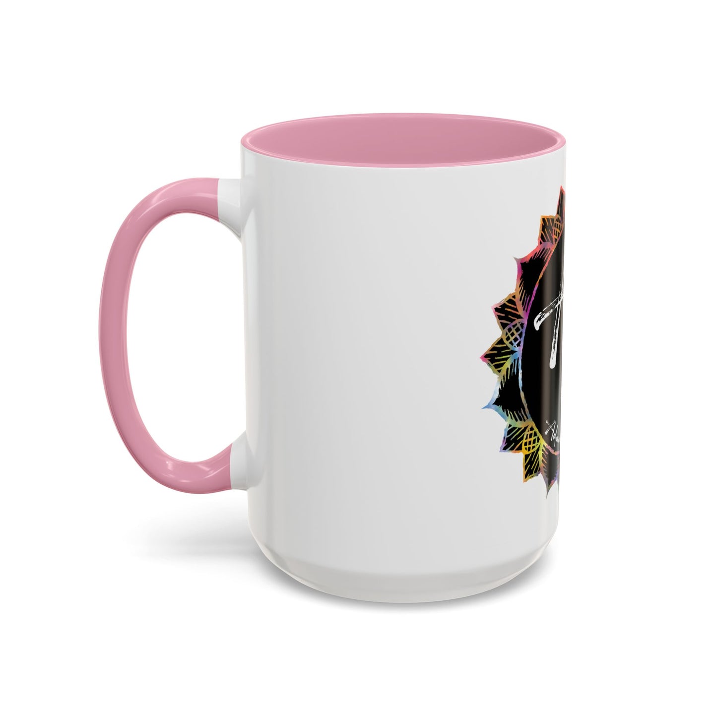 AdamPacio.com - Black Logo - Colorful Accent Mugs