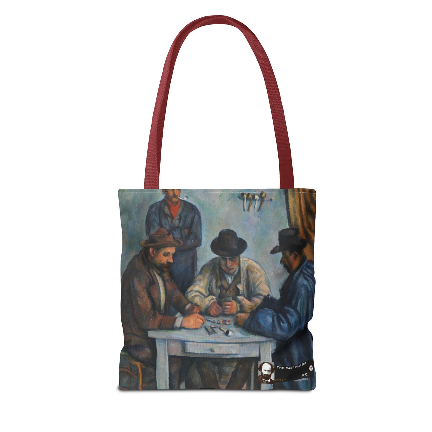 Cézanne, Paul - The Card Players (1892) - Tote Bag