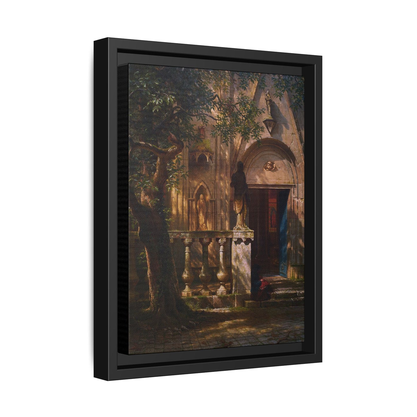 Bierstadt, Albert - Sunlight and Shadow  (1854) - Matte Canvas, Framed