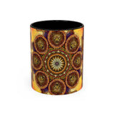 Lion Summer Mandala - Colorful Accent Mugs