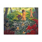 Ranson, Paul - The Lotus Bather (1906) - Canvas Block, unframed