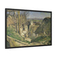Cézanne, Paul - The House of the Hanged Man, Auvers-sur-Oise (1874) - Matte Canvas, Framed