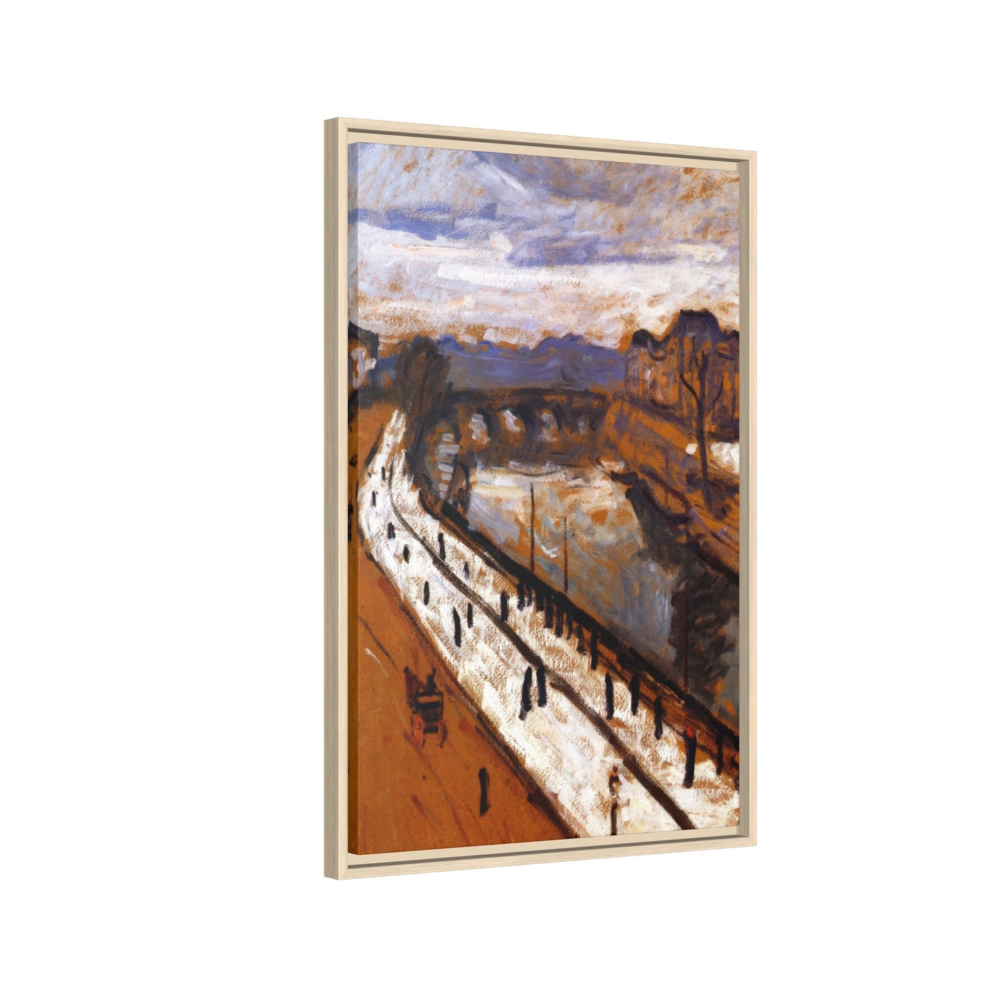 Marquet, Albert - Quai des Grands-Augustins (1905) - Matte Canvas, Framed