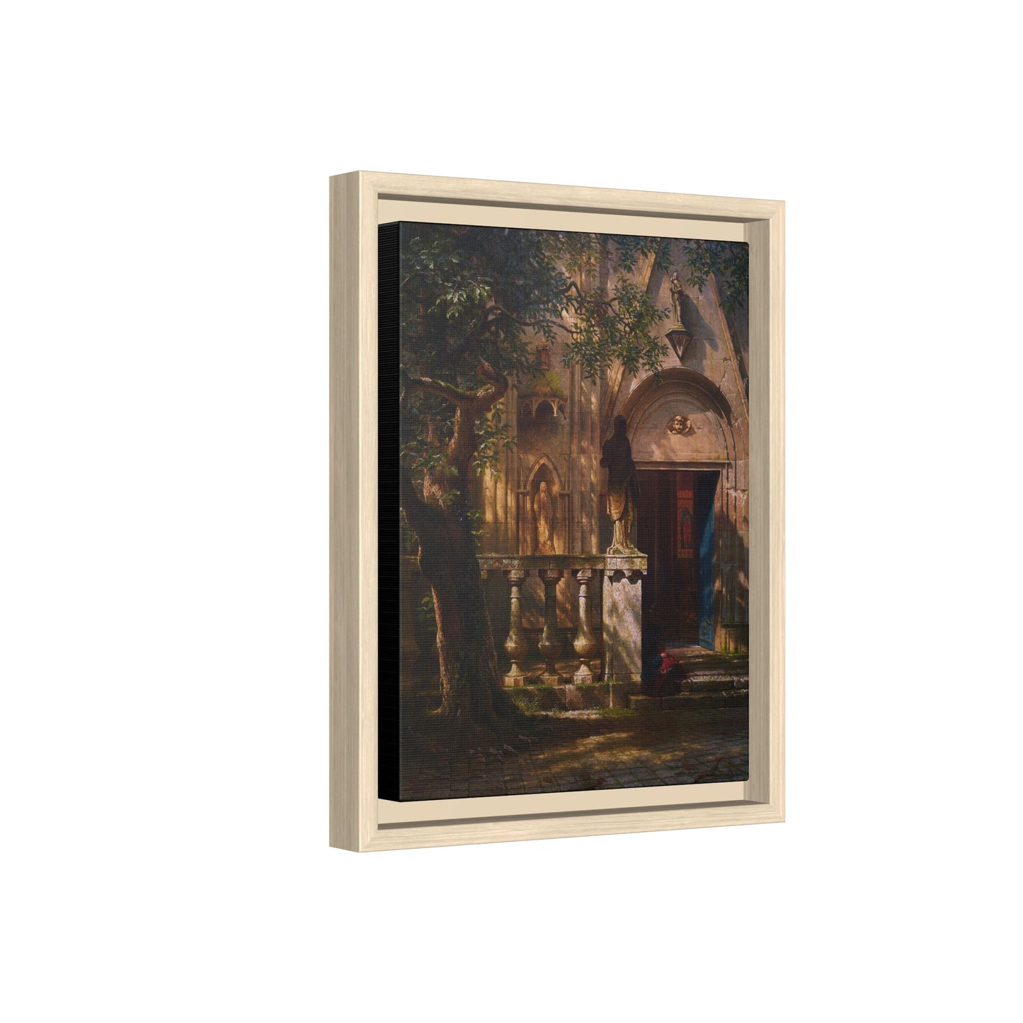 Bierstadt, Albert - Sunlight and Shadow  (1854) - Matte Canvas, Framed