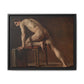 Courbet, Gustave - Study of a Nude Man (1840) - Matte Canvas, Framed