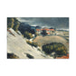 Cézanne, Paul - L’Estaque, Melting Snow (1870) - Canvas Block, unframed