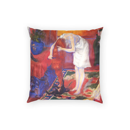 Ranson, Paul - The Golden Head of Hair (1909) - Poly Velvet Pillow