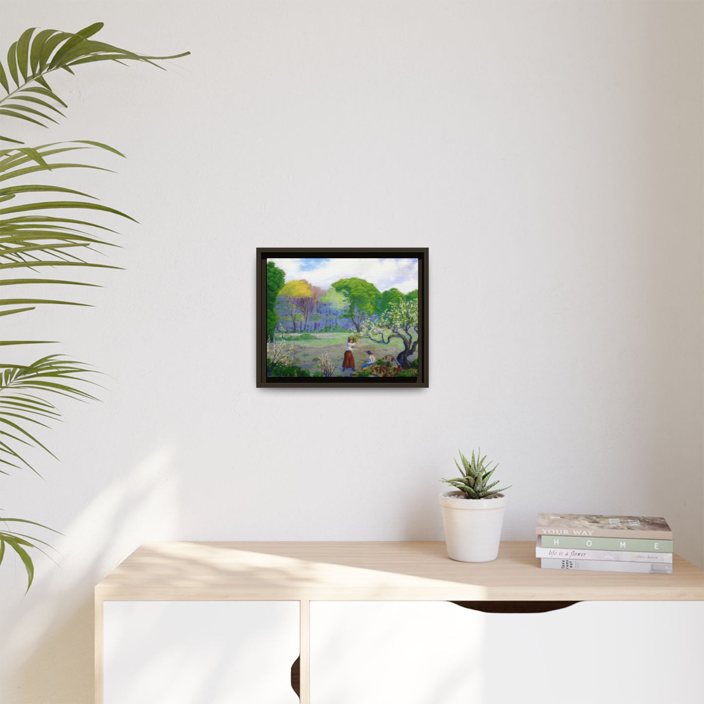 Ranson, Paul - Picking Flowers (1890) - Matte Canvas, Framed
