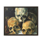 Cézanne, Paul - Pyramid of Skulls (1901) - Matte Canvas, Framed