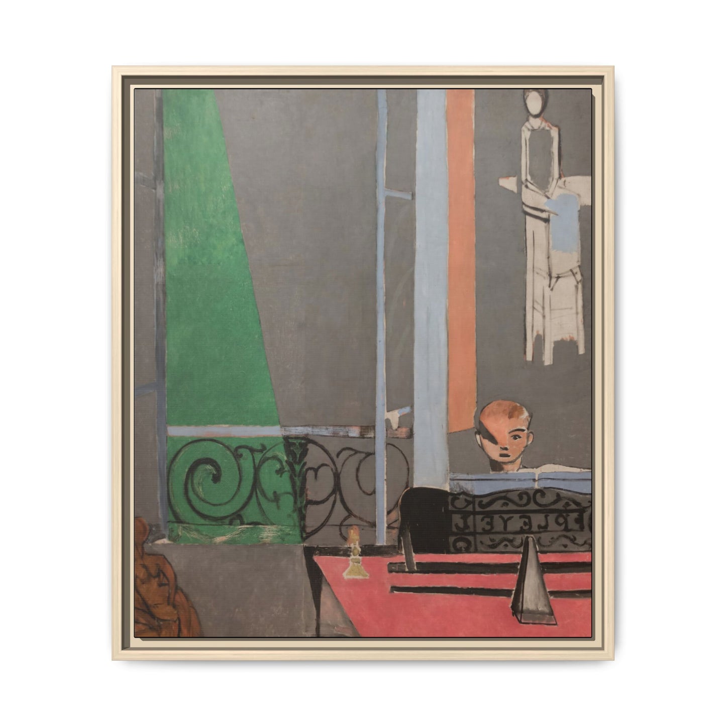 Matisse, Henri - Piano Lesson (1916) - Matte Canvas, Framed