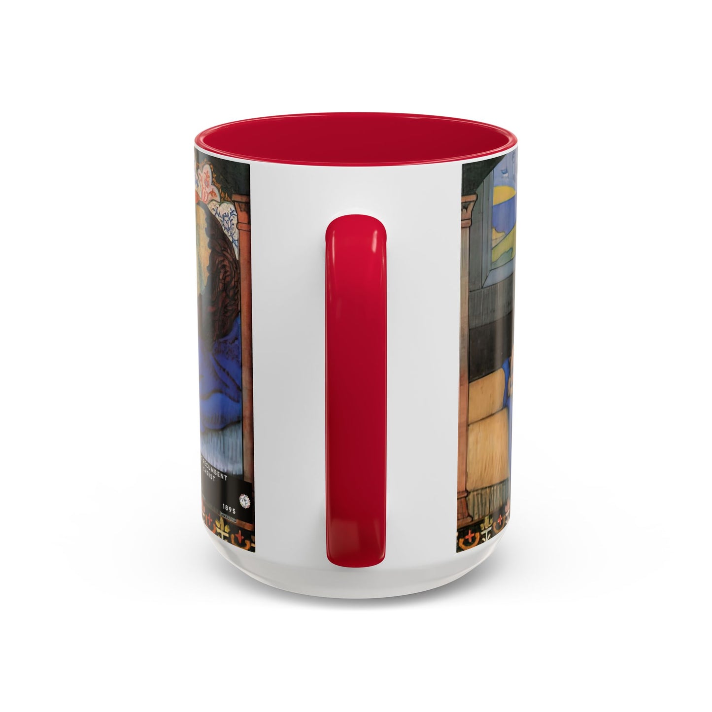 Filiger, Charles - The Recumbent Christ (1895) - Colorful Accent Mugs