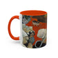 Gauguin, Paul - Vision of the Sermon (Jacob Wrestling with the Angel) (1888) - Colorful Accent Mugs
