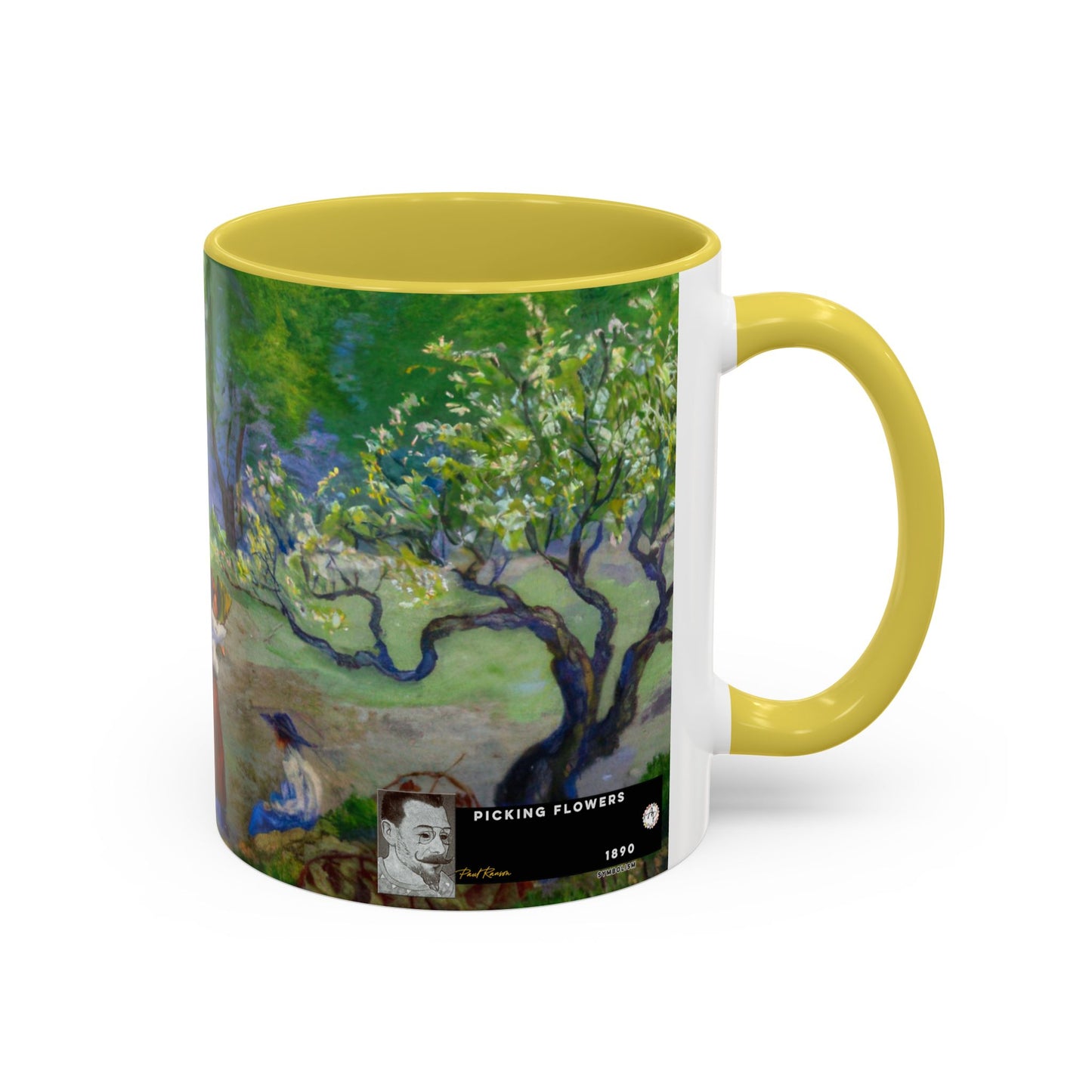 Ranson, Paul - Picking Flowers (1890) - Colorful Accent Mugs