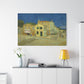 Van Gogh, Vincent - The Yellow House (1888)- Canvas Block, unframed